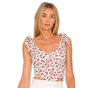 Cindy Tie Strap Bustier in White Multi
MORE TO COME